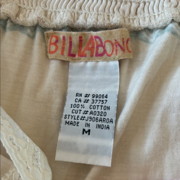 Billabong Cream and Pink Lace Top - Picture 2 of 6